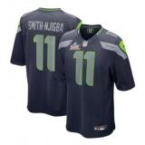 Jaxon Smith-Njigba, Seattle Seahawks Nike Super Bowl LX Patch Game Jersey - College Navy